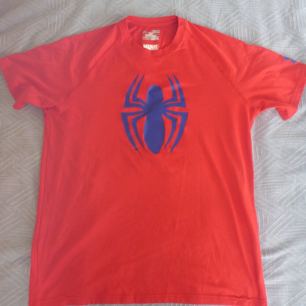 Mens Under Armour Spider Man Training Top